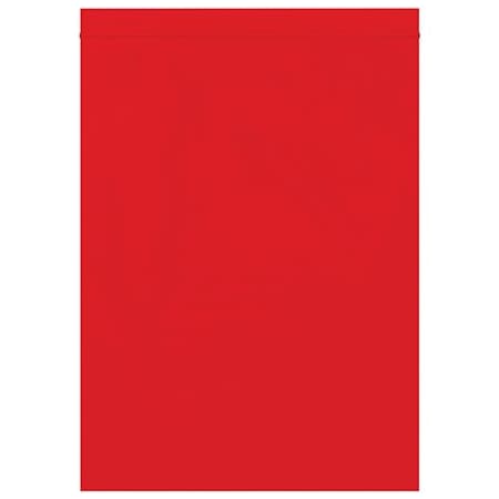 Bsc Preferred 9 x 12'' - 2 Mil Red Reclosable Poly Bags, 1000PK BUY03998259